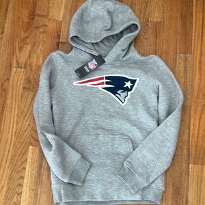 PATRIOTS NFL Unisex NWT Patriots youth M hoodie (sz:10/12)